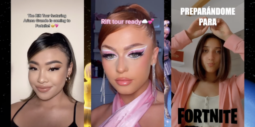 Fortnite’s Rift Tour featuring Ariana Grande Influencer Activation